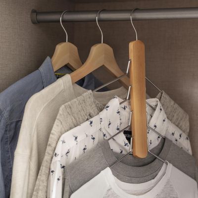 Imagen 2 del producto Colgador para ahorro de espacio madera natural