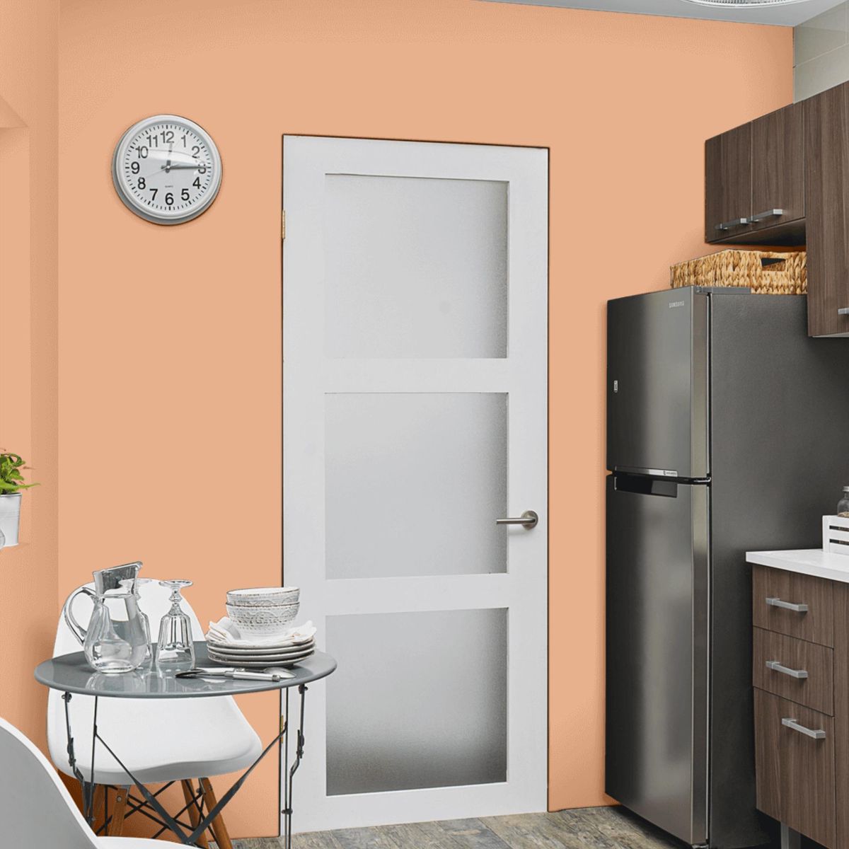 TAJAMAR - Esmalte al Agua 1 galón(es) Satinado Naranjo Damasco