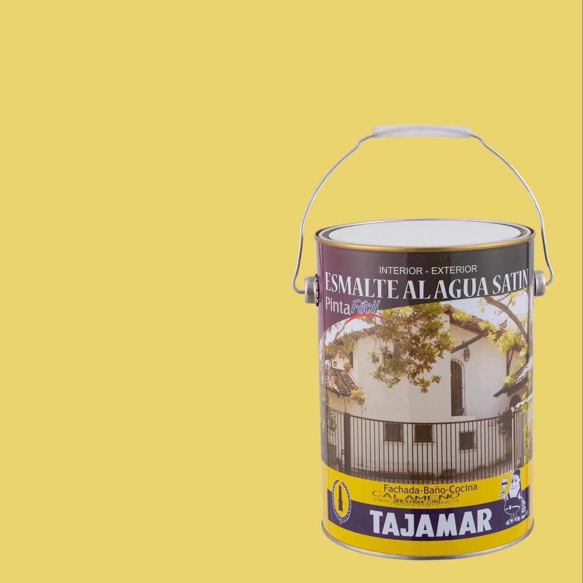 TAJAMAR - Esmalte al Agua 1 galón(es) Satinado Naranjo Calameño