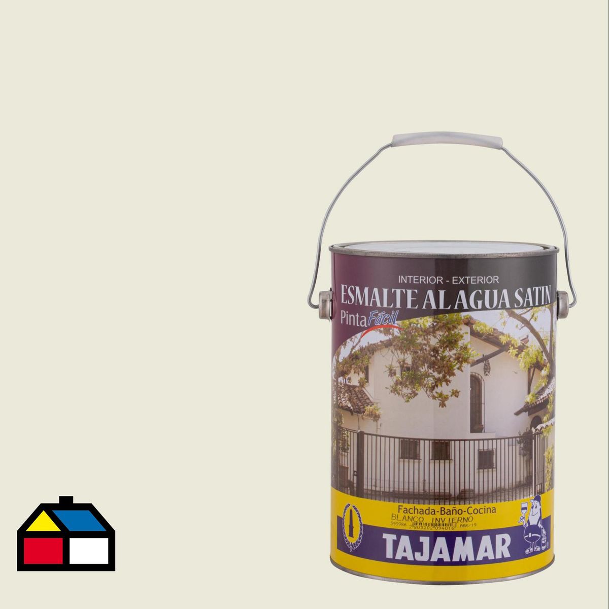 TAJAMAR - Esmalte al Agua 1 galón(es) Satinado Blanco