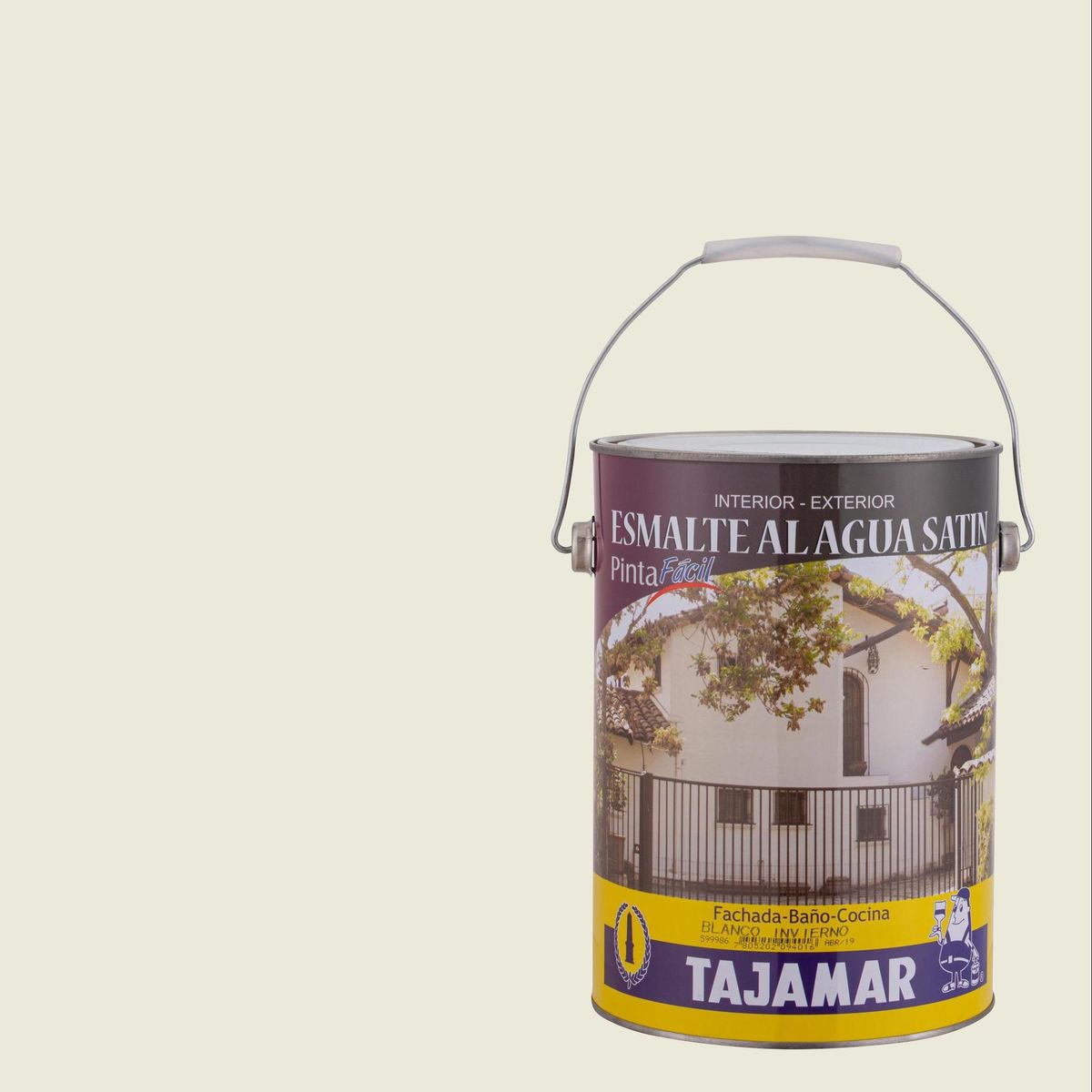 TAJAMAR - Esmalte al Agua 1 galón(es) Satinado Blanco