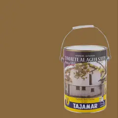 TAJAMAR - Esmalte al Agua Satinado 1 galón(es) Amarillo Ocre