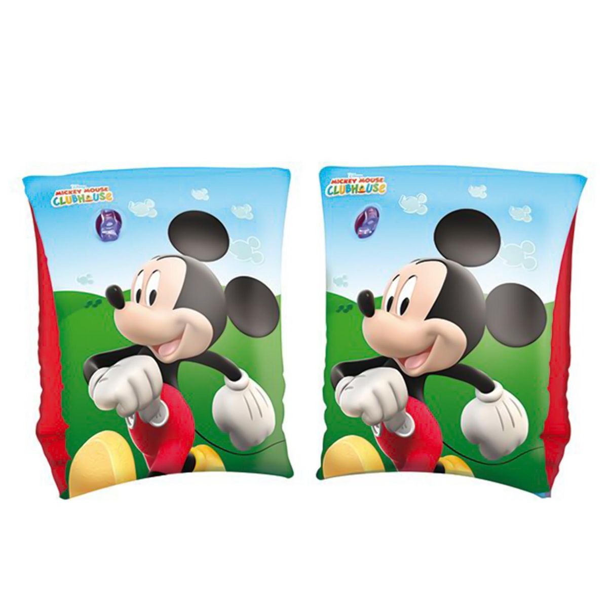 BESTWAY - Flotador para Brazos Inflable Mickey Rojo 12.5x15x17 cm