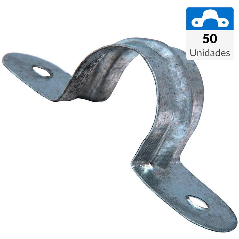 VENEMETAL - Set de abrazaderas 16 mm zincado 50 unidades