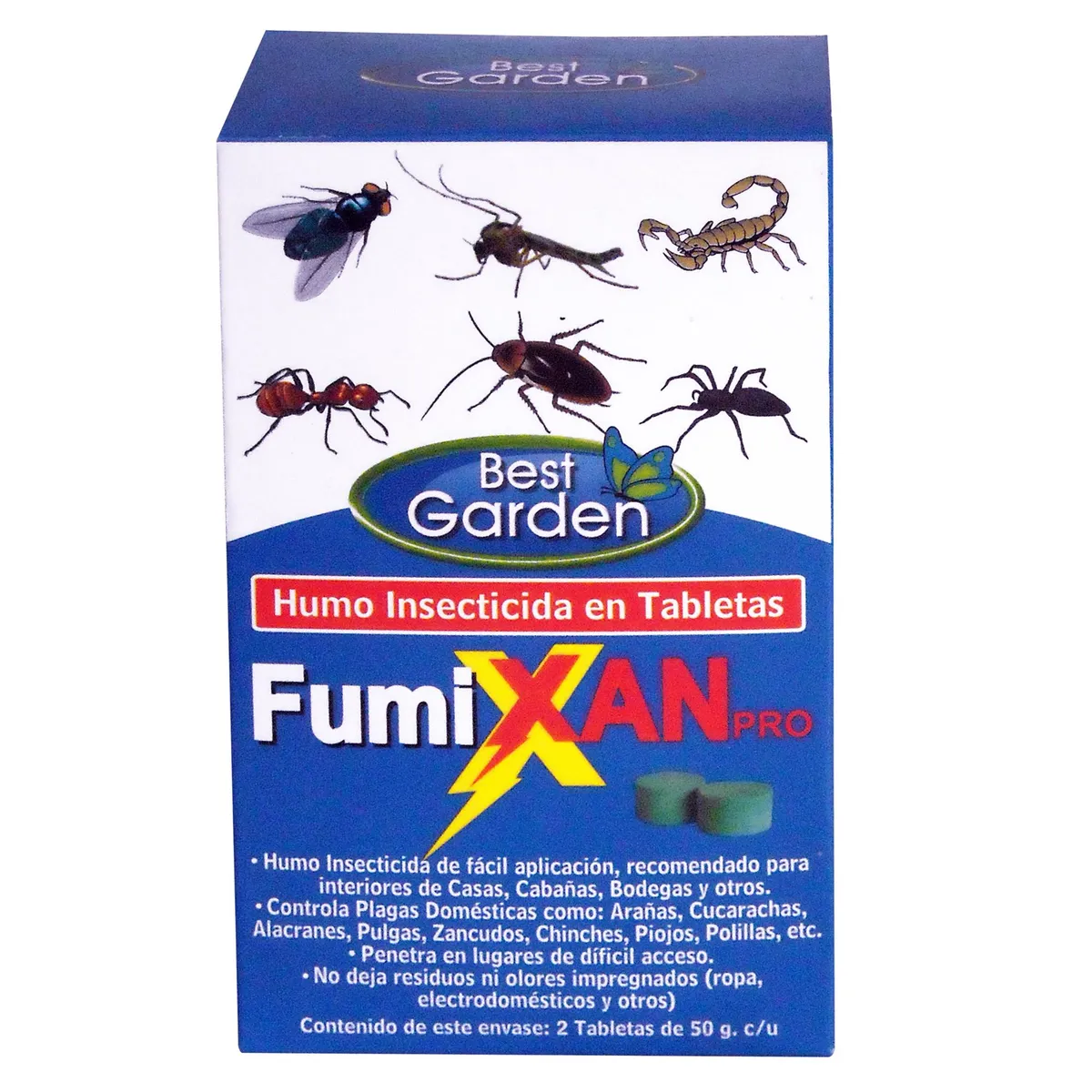 BEST GARDEN - Humo insecticida 100 gr tabletas