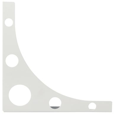 Soporte 25 cm blanco