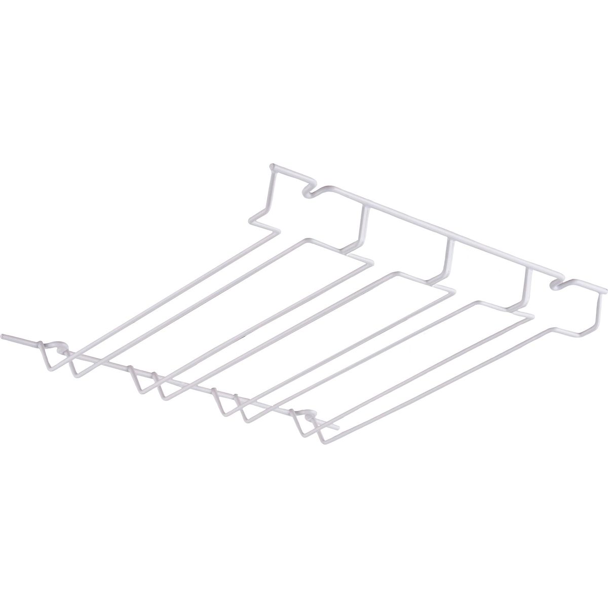 CASA BONITA - Colgador de copas metal blanco