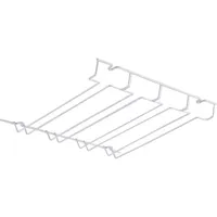 Colgador de copas metal blanco