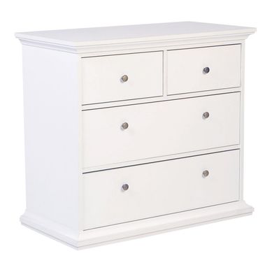 Comoda 4 cajones 96x49x87 blanco