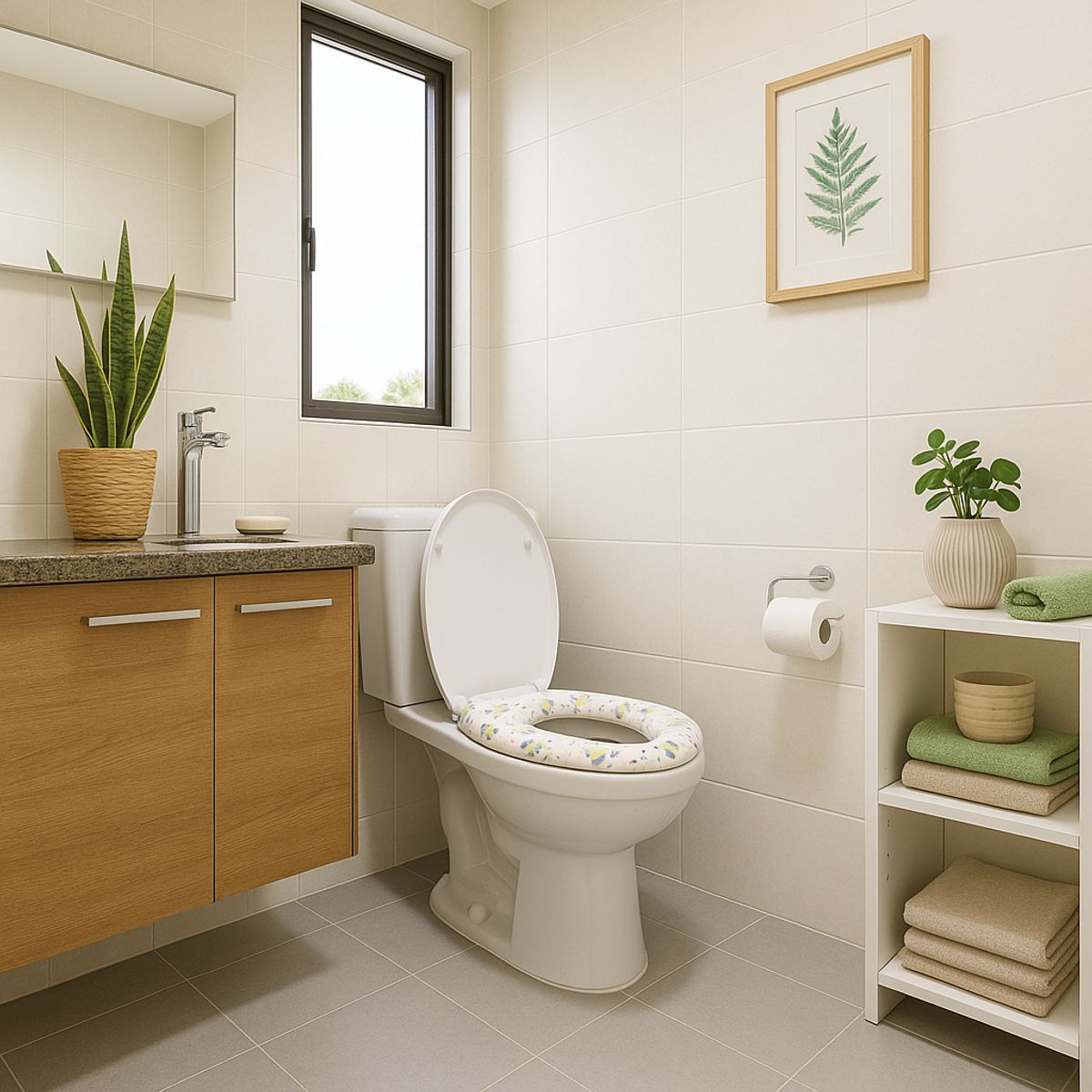 FANALOZA - Asiento Soft Baby blanco