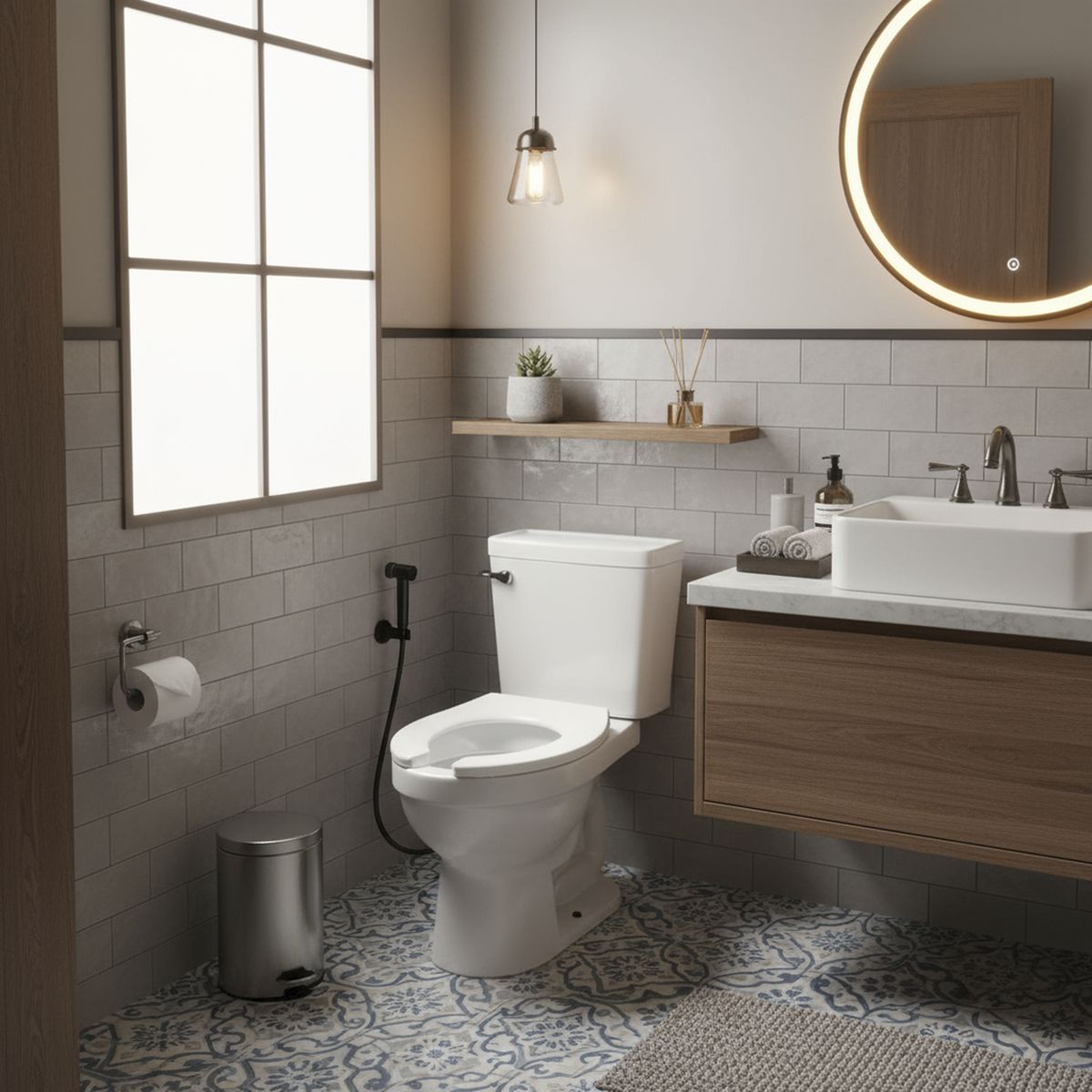 BRIGGS - Asiento WC redondo polipropileno blanco