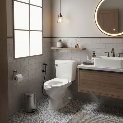 Imagen 2 del producto Asiento WC redondo polipropileno blanco