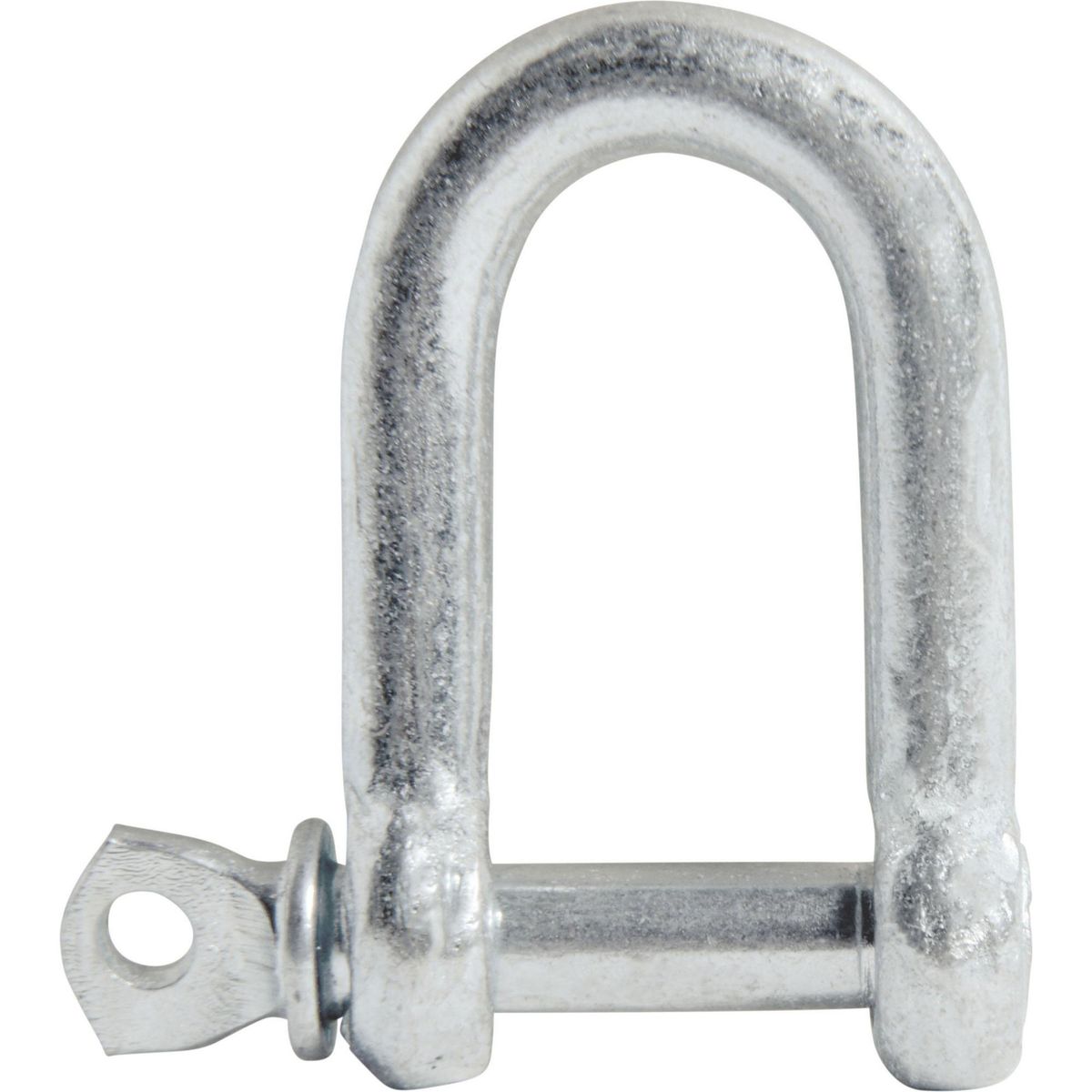 FIXSER - Grillete recto 1/4" plateado