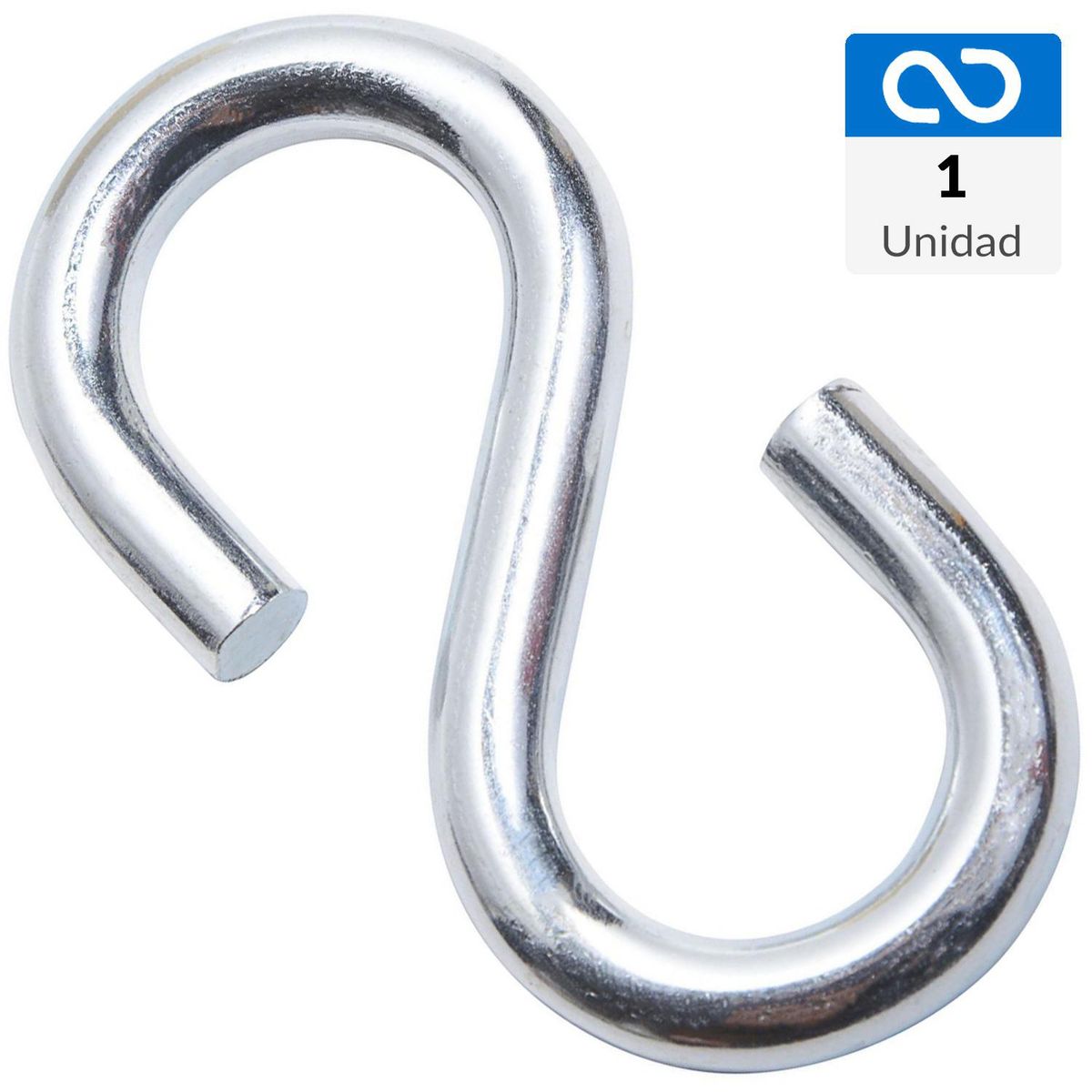 FIXSER - Gancho "S" 5/16" x 3.0mm 1 unidad