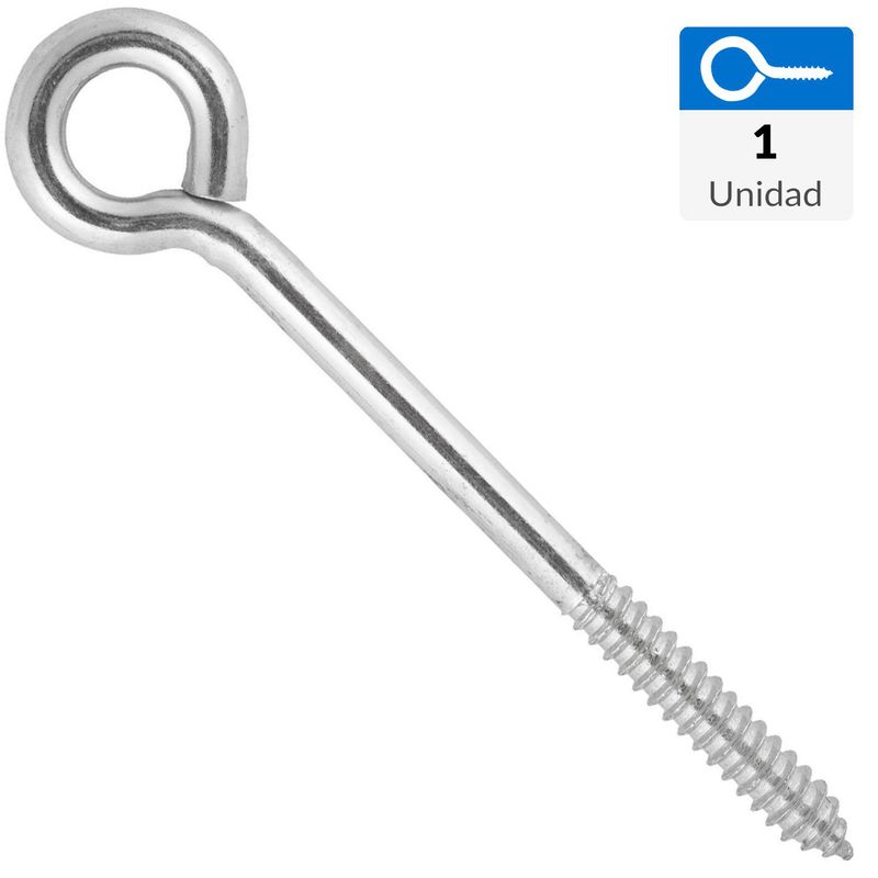 FIXSER - Cáncamo acero 1/4"x4 zincado