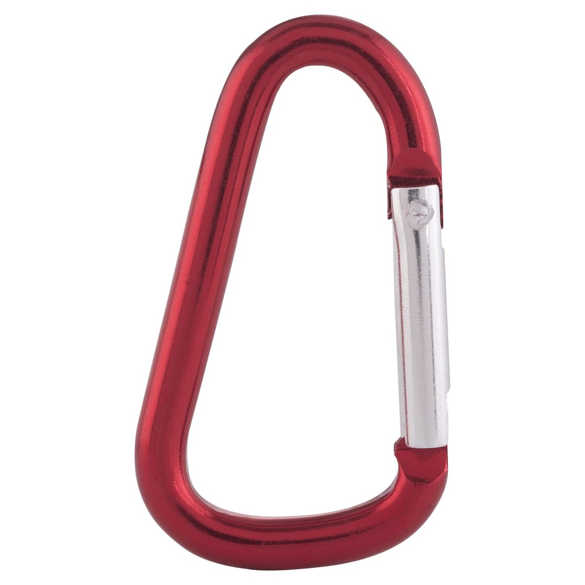 FIXSER - Mosquetón aluminio rojo 6 x 60mm 2 unidades