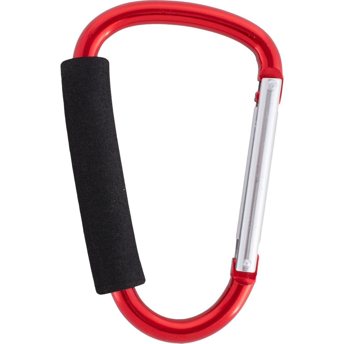 FIXSER - Mosquetón aluminio rojo 12 x 160mm 1 unidad