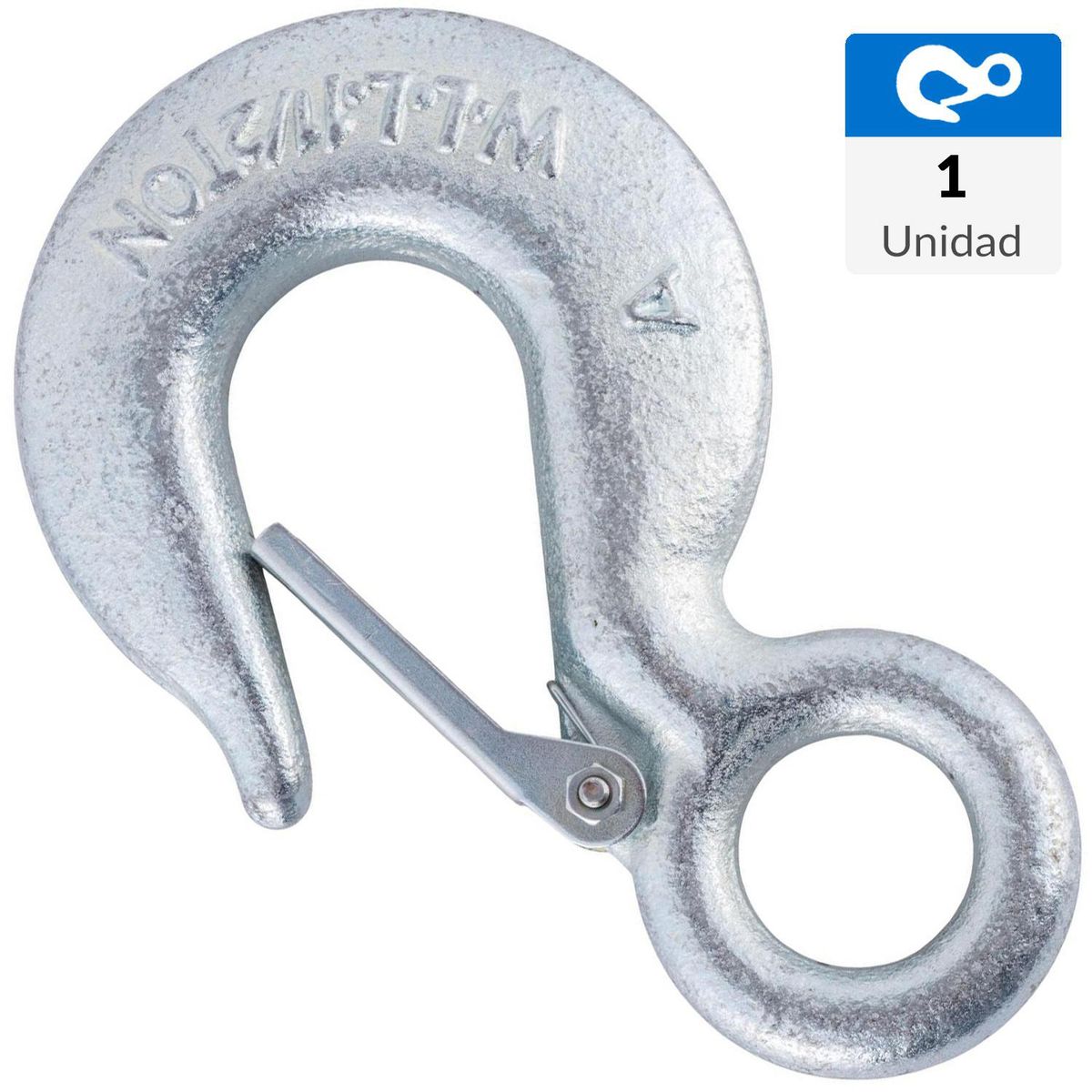 FIXSER - Gancho de elevación con seguro 1500 kgs.