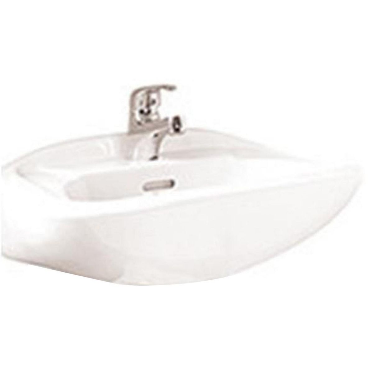 FANALOZA - Lavamanos Forma Redonda Cerámica 45.5x13x37 cm Blanco