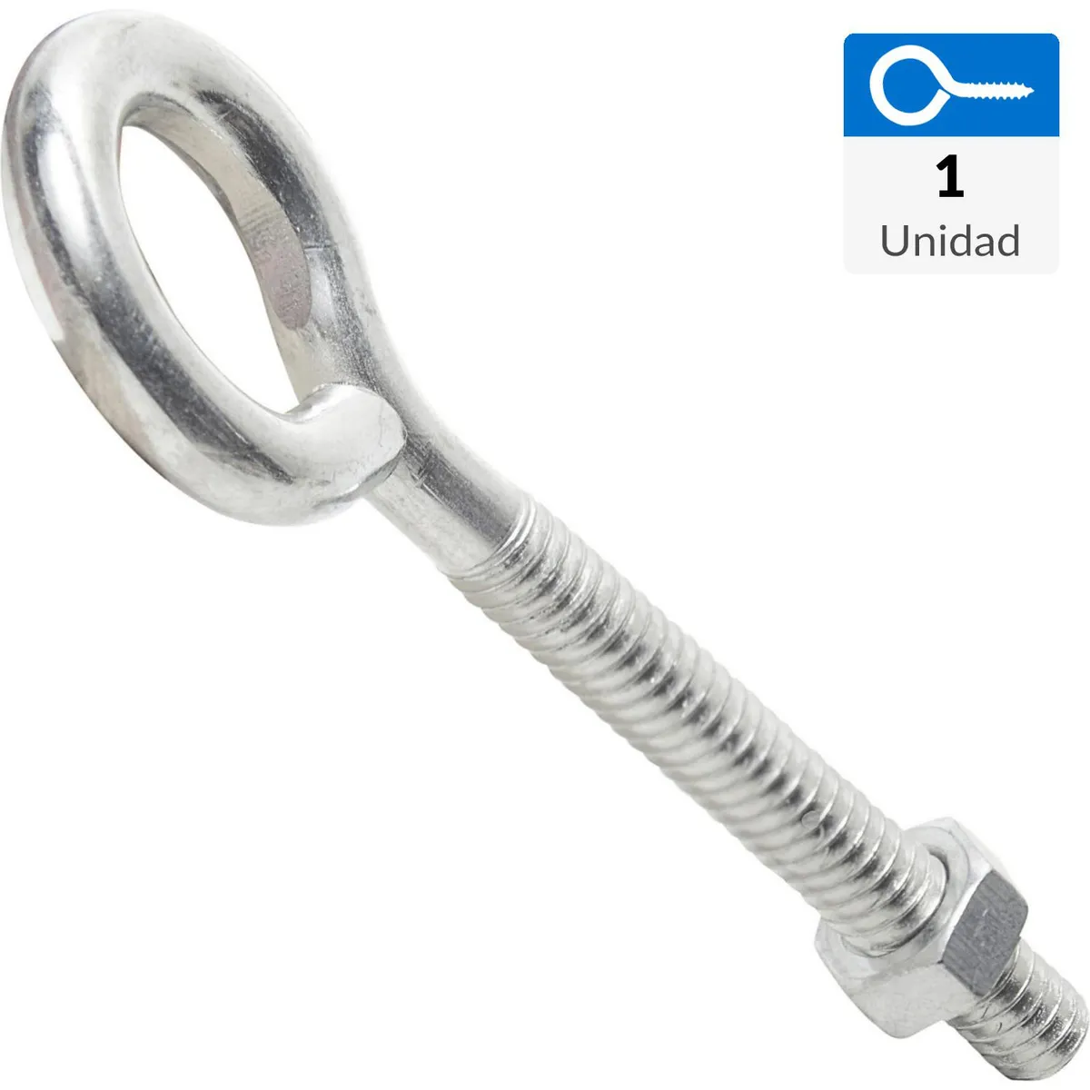 FIXSER - Perno ojo con tuerca M6 x 3" 1 unidad