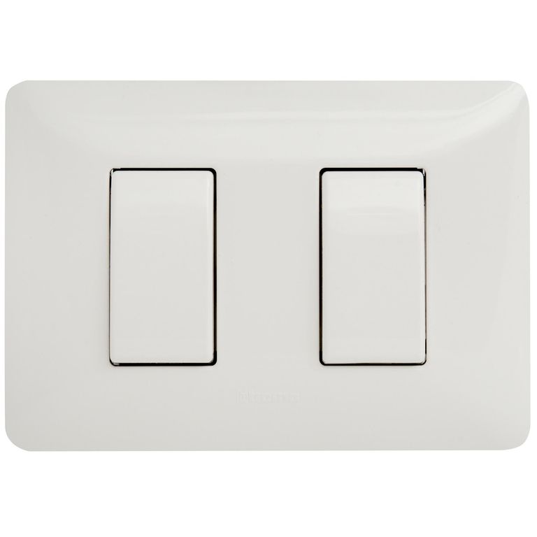 Interruptor doble 9/15 16 A Matix Blanco