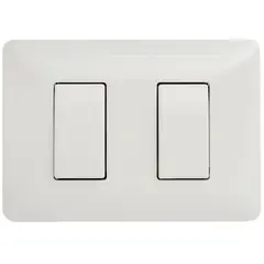 BTICINO - Interruptor Doble Armado (9/15) 16A Blanco