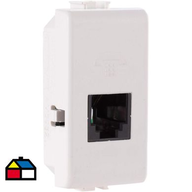 Mdulo Toma telefnica RJ11 Blanco