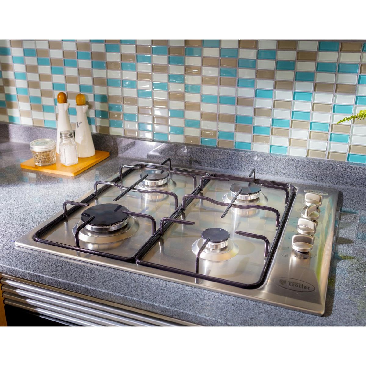 ALBIN TROTTER - Encimera Gas 4 Platos AT KLASSIC 60 GN