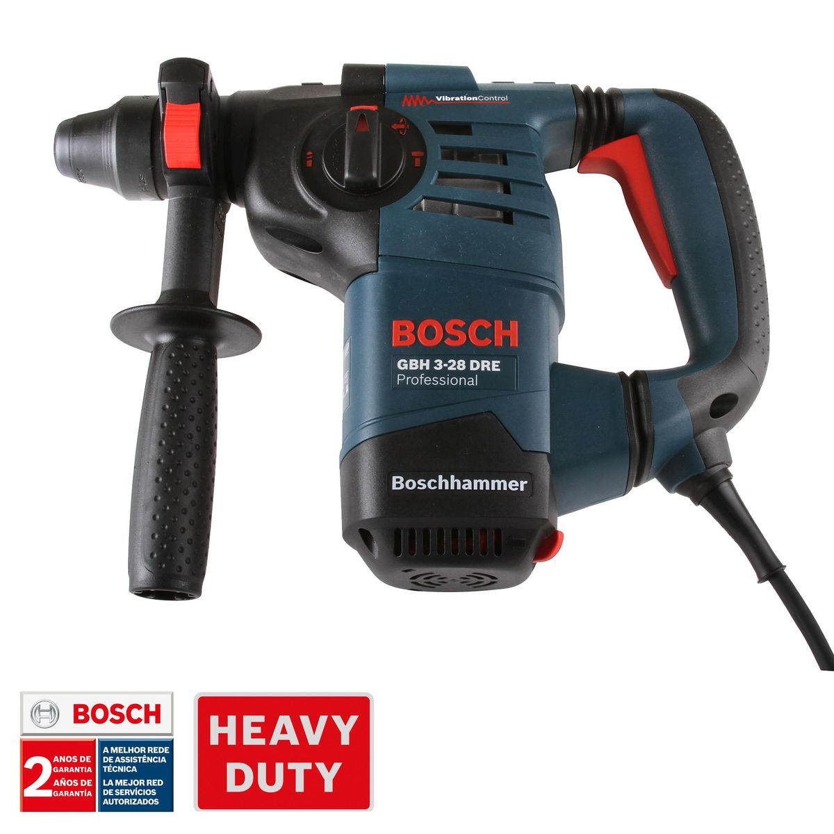 BOSCH - Martillo perforador eléctrico 800W 3.1 J
