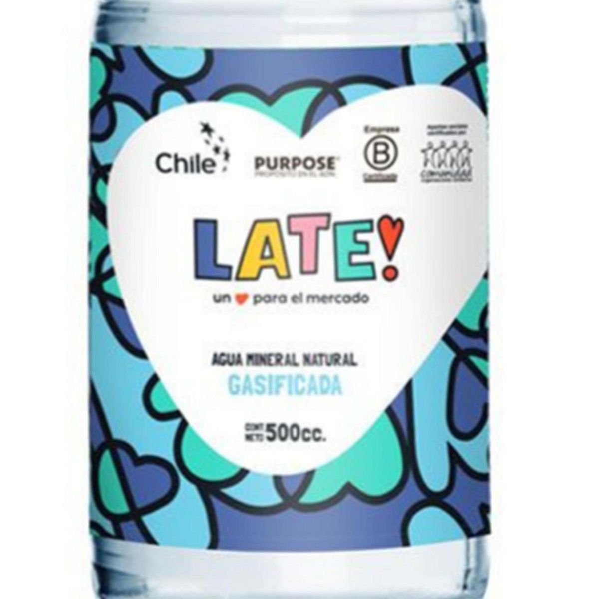 LATE HARVEST - Agua 500 cc con gas