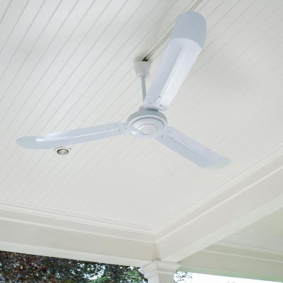 Imagen 2 del producto Ventilador de Techo Metal Blanco 3 Aspas con Interruptor a la Pared