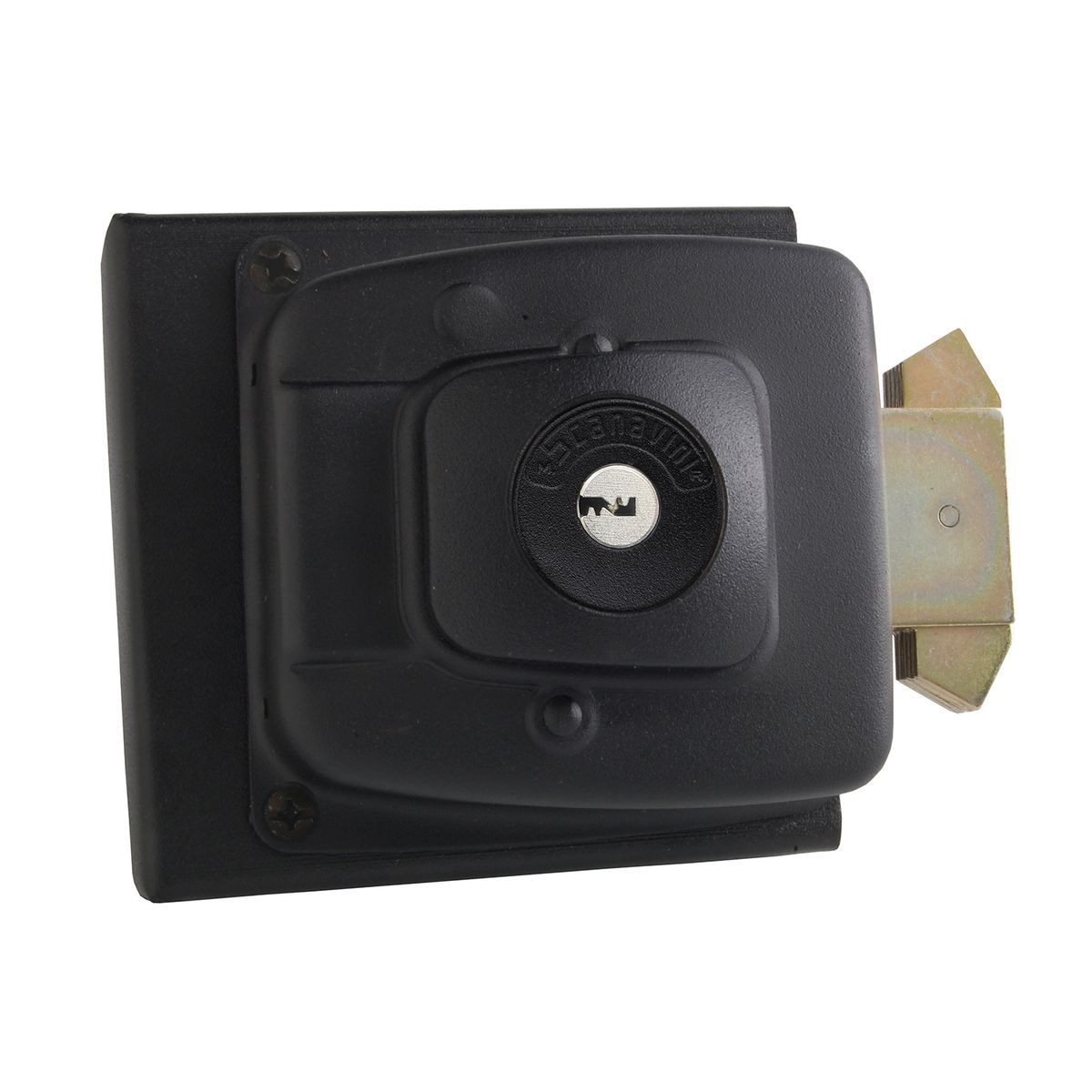 SCANAVINI - Cerradura de sobreponer 2090 para acceso con llaves y caja negro