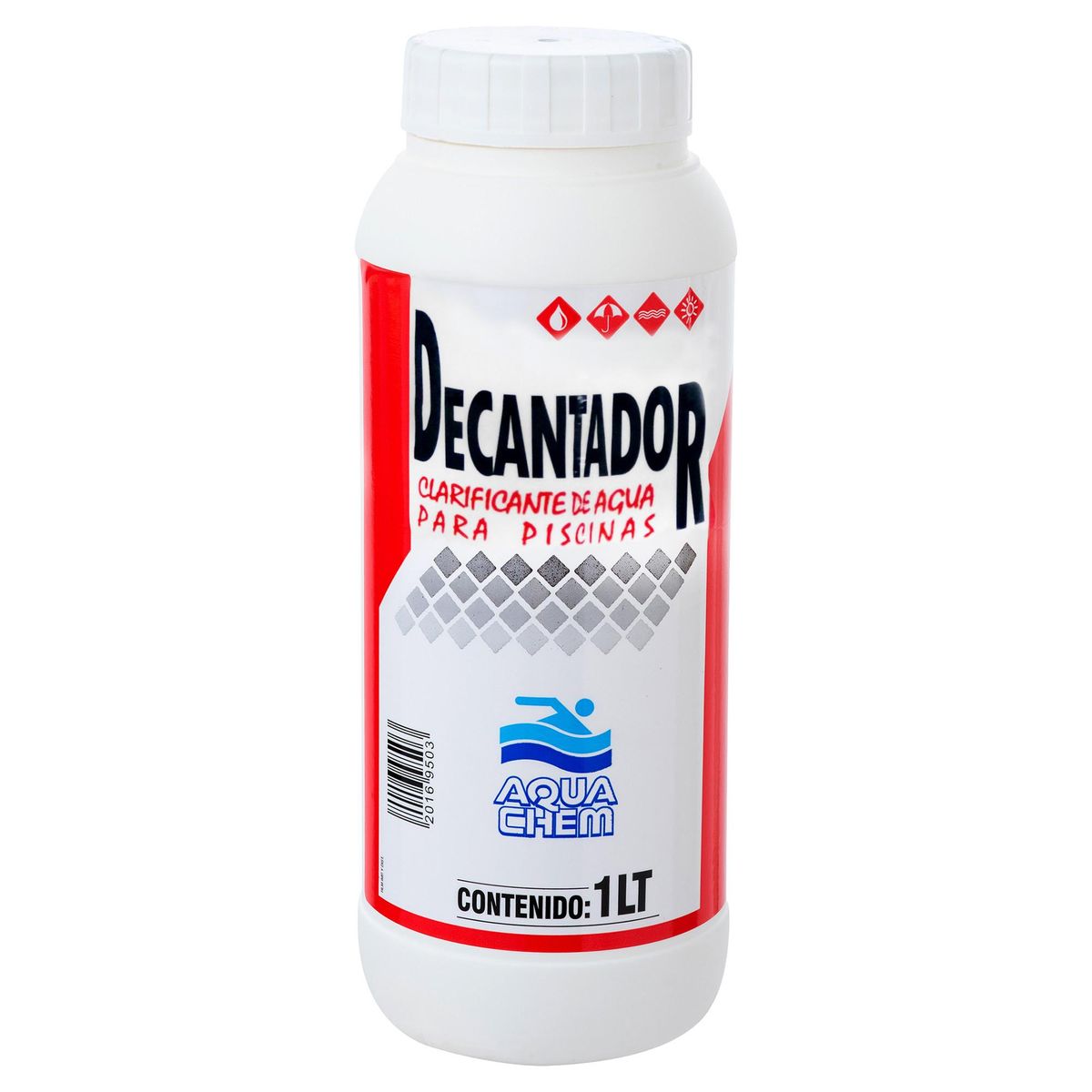 AQUACHEM - Decantador para Piscina Líquido 1 kg Frasco (plástico/vidrio)