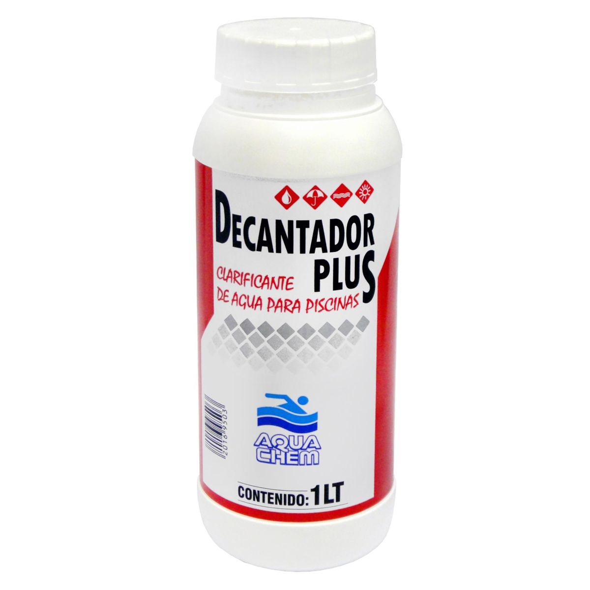 AQUACHEM - Decantador para Piscina Líquido 1 l Frasco (plástico/vidrio)