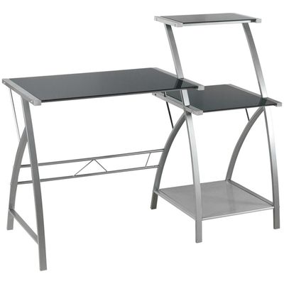 Imagen 2 del producto Estación de trabajo vidrio con repisa 123X52X101 cm