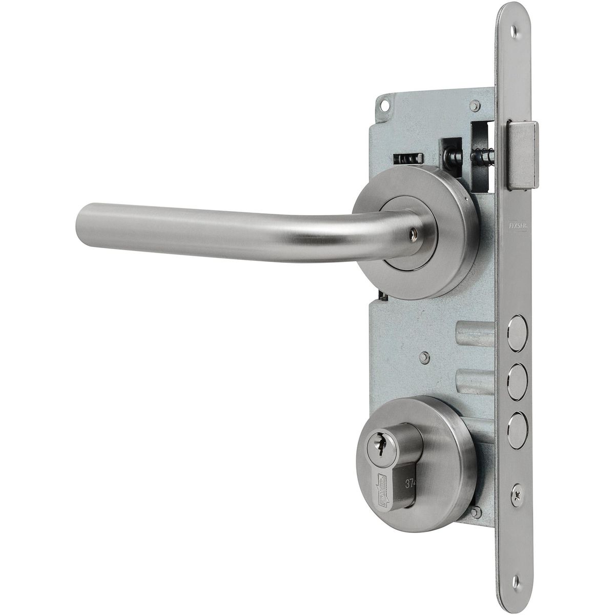 FIXSER - Cerradura acceso 9380 derecha inoxidable