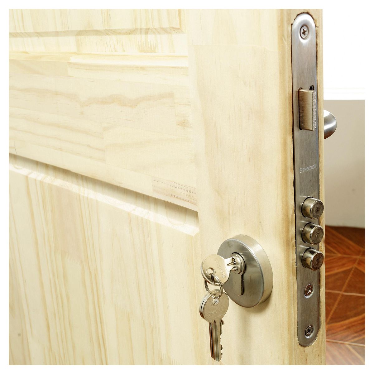 FIXSER - Cerradura acceso 9380 derecha inoxidable