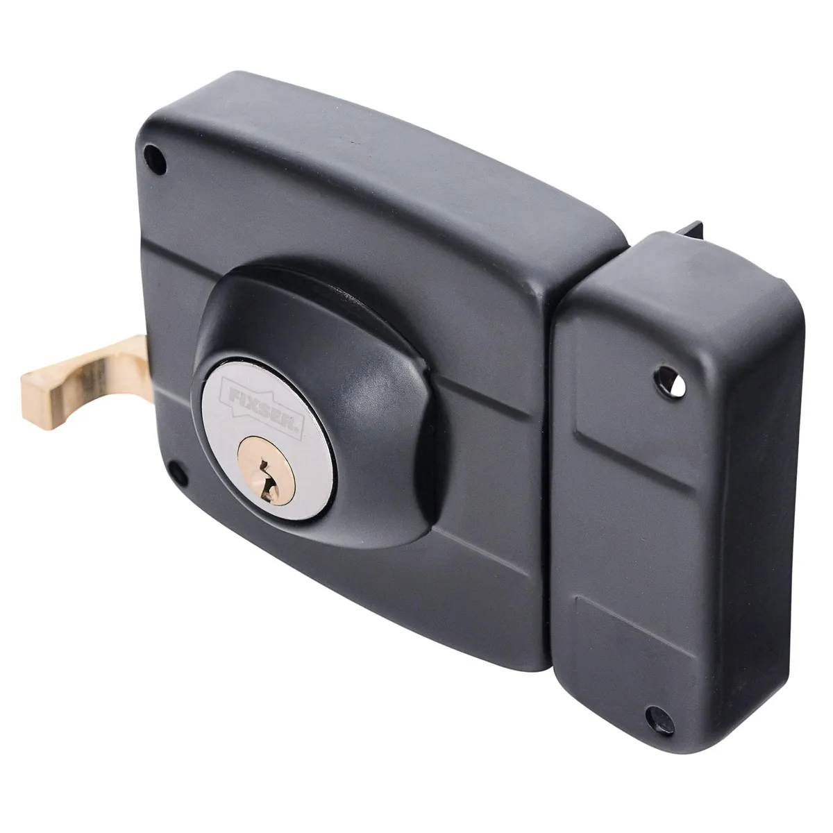 FIXSER - Cerradura Cerradura de acceso Sobreponer Negro 