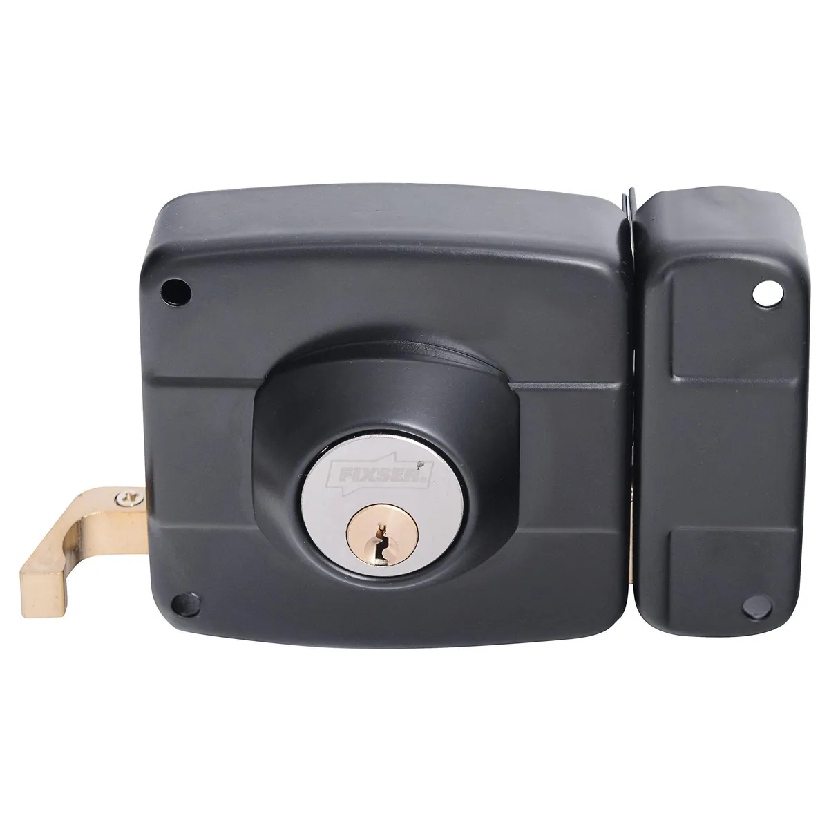 FIXSER - Cerradura Cerradura de acceso Sobreponer Negro 