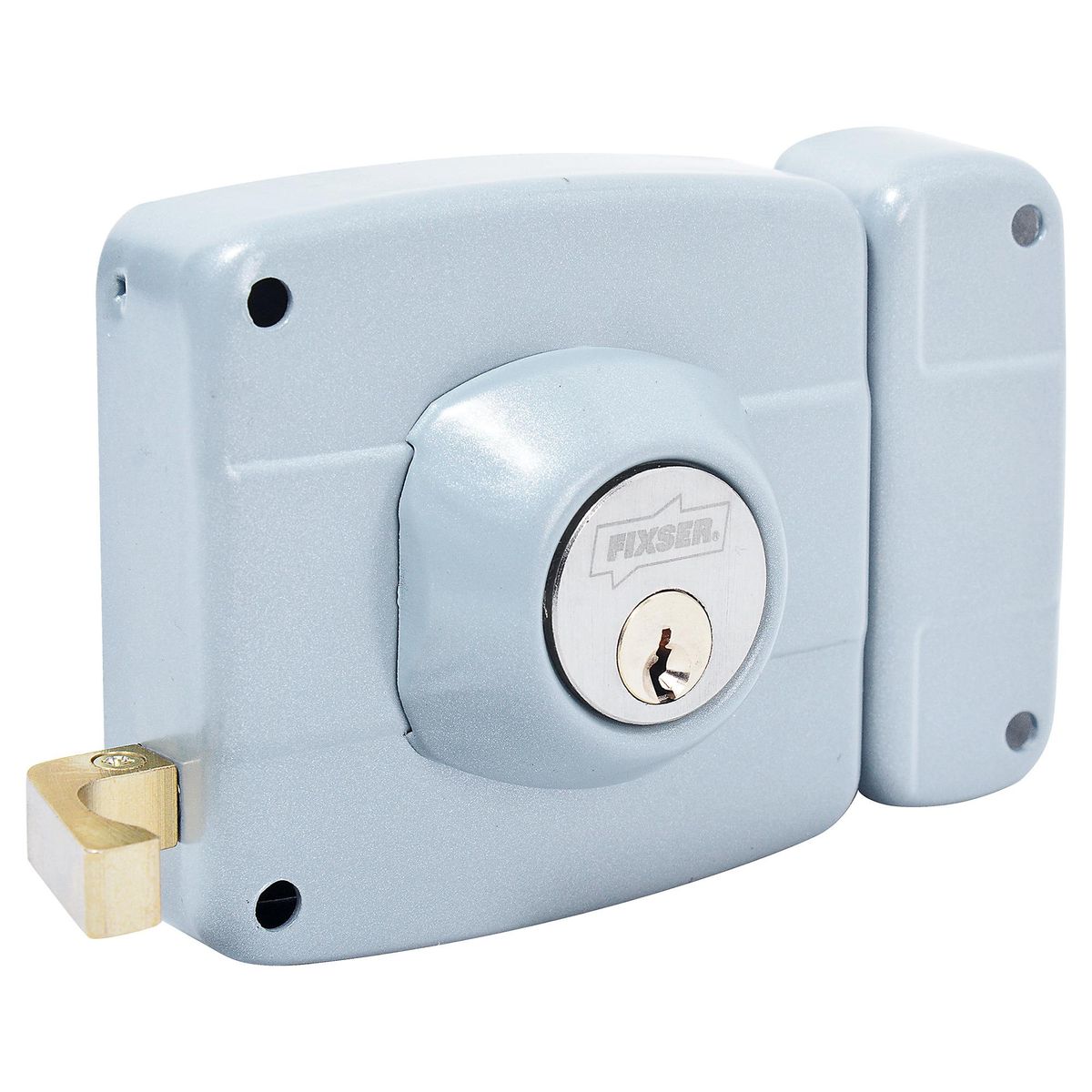 FIXSER - Cerradura sobreponer gris 1785