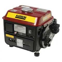 KARSON - Generador Eléctrico Gasolina Partida Manual 720 W 4.3 l