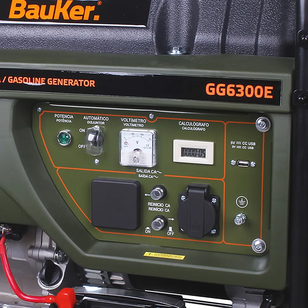 Bauker GG6300E Gasolina, foto 12
