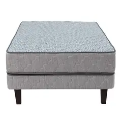 MANTAHUE - Cama Americana Dormistar 1 plaza Tela diseño