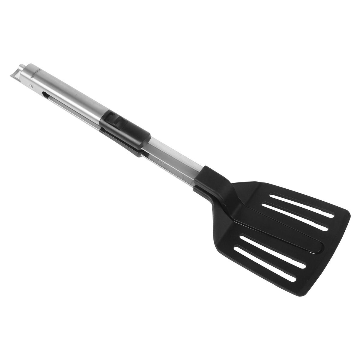 LEIFHEIT - Espátula Acanalada con Pinza Leifheit de Negra para Cocina