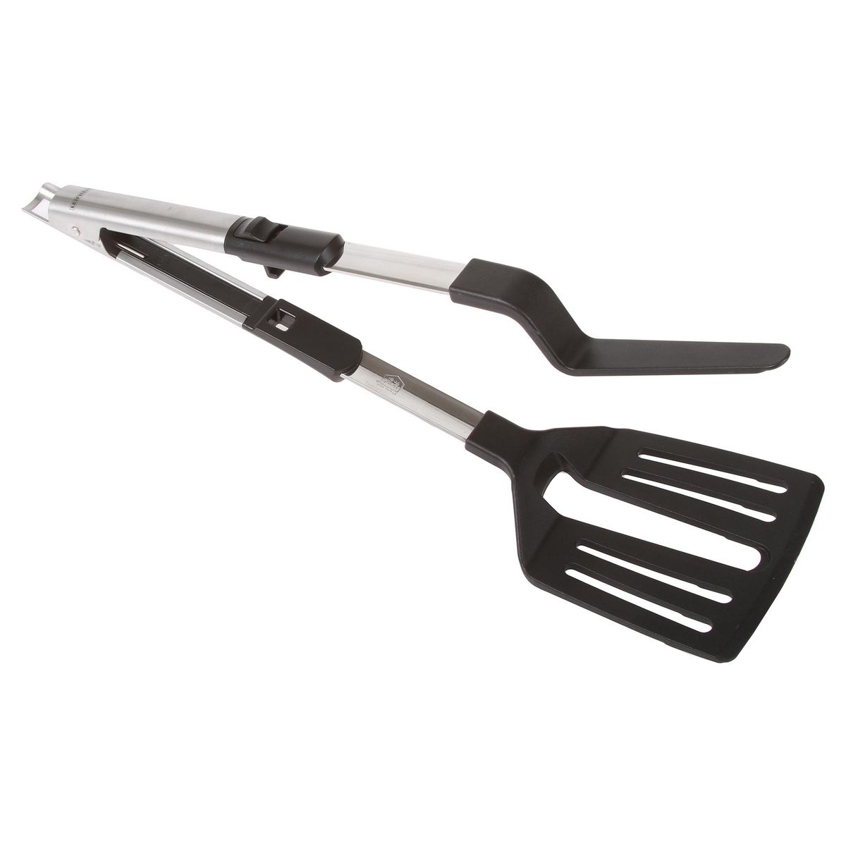 LEIFHEIT - Espátula Acanalada con Pinza Leifheit de Negra para Cocina