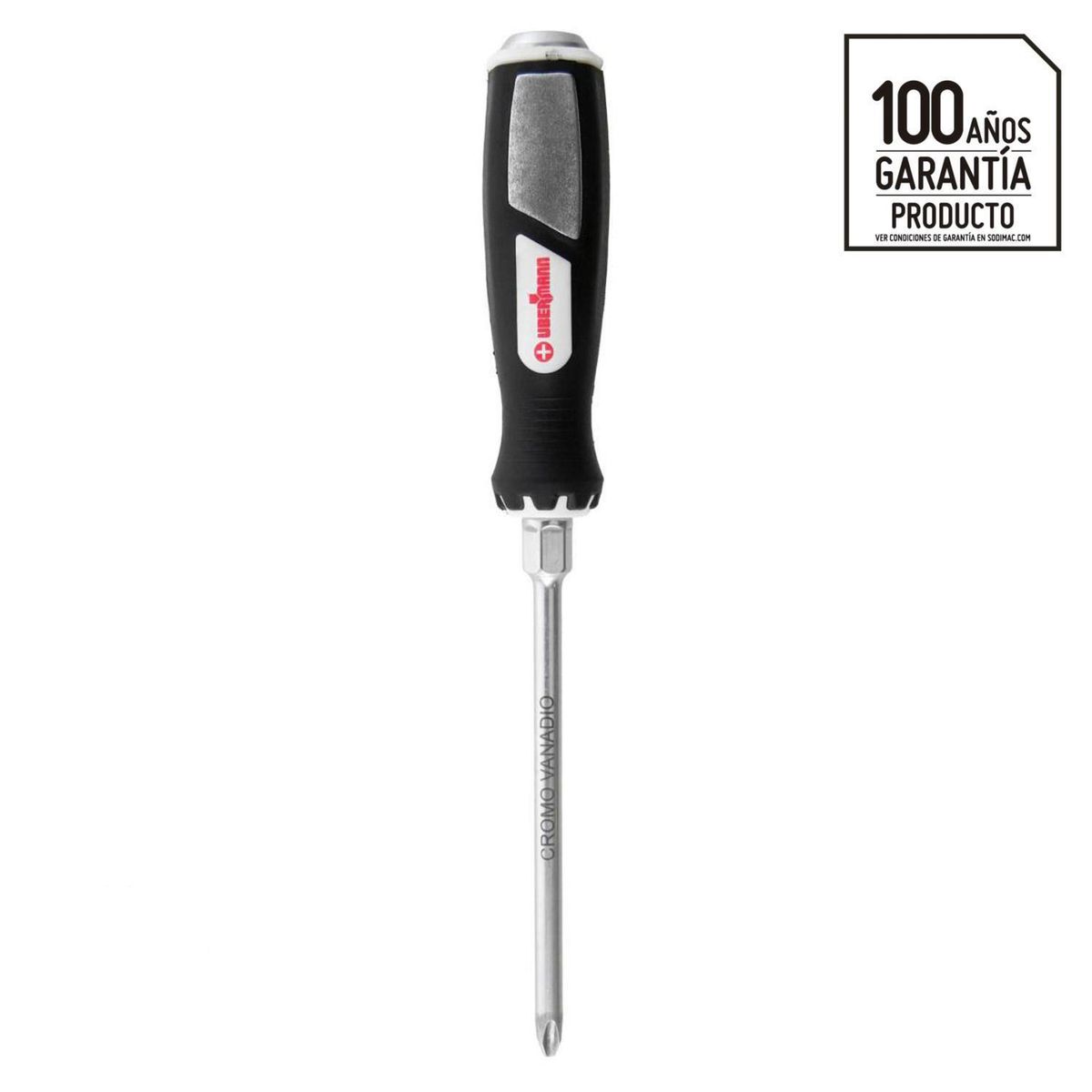 UBERMANN - Destornillador Phillips #3x8" acero