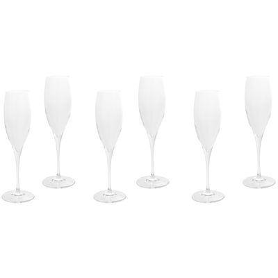 Imagen 2 del producto Set 6 Copas de Champán 260 ml Vidrio Transparente
