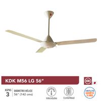 Ventilador de techo 3 aspas 0,53 W