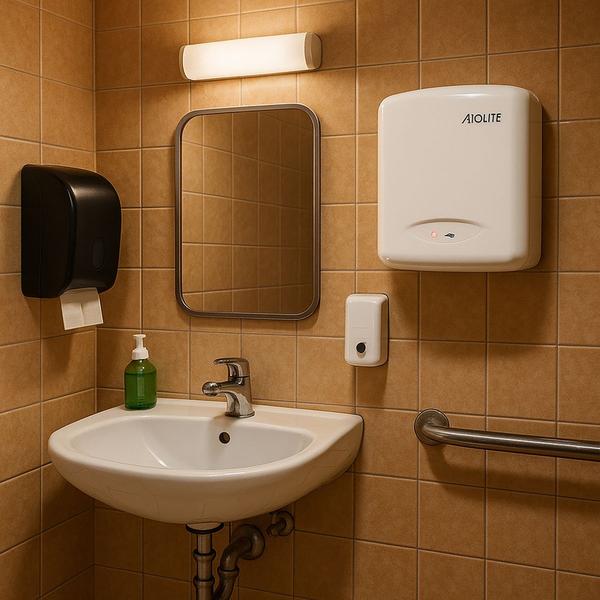 AIROLITE - Secador de manos 1000 W