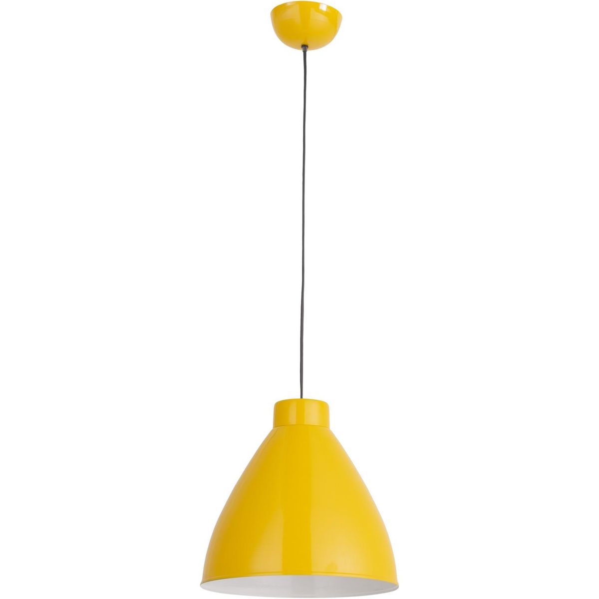 LAMPARAS GALLARDO - Lámpara colgante Metal Cono Amarillo